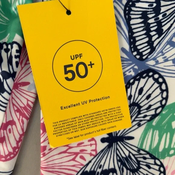 GAP KIDS  NWT butterfly print top & bottom UPF 50 
Protective swimwear  12 - Picture 7 of 9